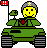 военный на танке.gif